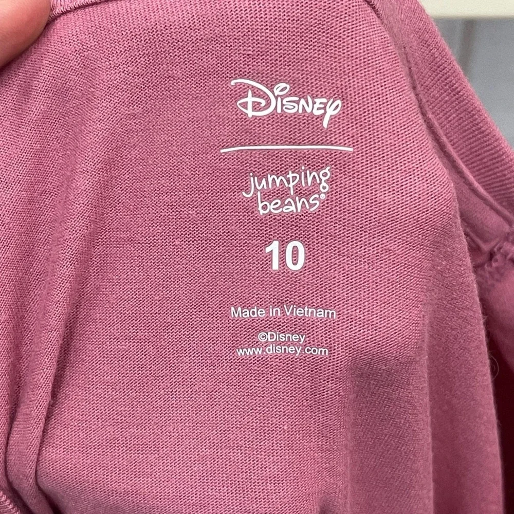 Disney Jumping Beans Minnie Mouse Pink Sequin Tiered Pleated‎ Dress Kids Size 10